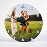 Kişiye Özel Kanvas Yuvarlak duvar Saati