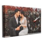 Kanvas Tablo Duvar Saati