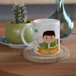 Öğretmenler Gününe Özel Beyaz Seramik Bardak