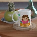 Öğretmenler Gününe Özel Beyaz Seramik Bardak