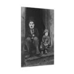 Charlie Chaplin kanvas tablo