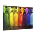 Renkli Şişeler kanvas tablo