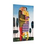 Aile Temalı Kanvas Tablo