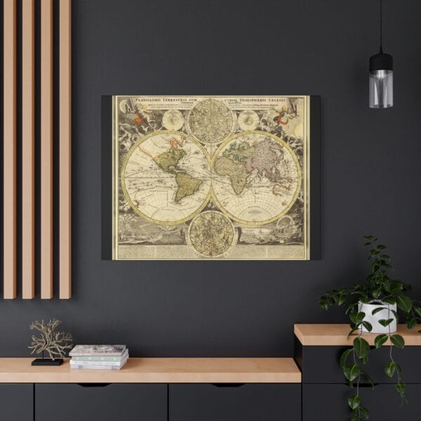 Latince Eski Dünya Haritası - Görsel 2