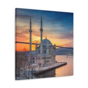Ortaköy Camii kanvas tablo