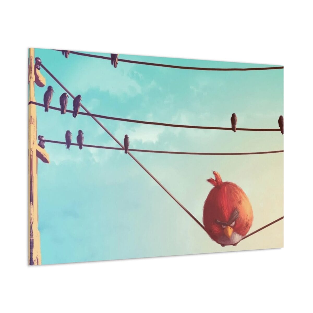 Angry Birds kanvas tablo