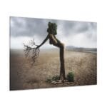 Ağaç Kadın temalı kanvas tablo