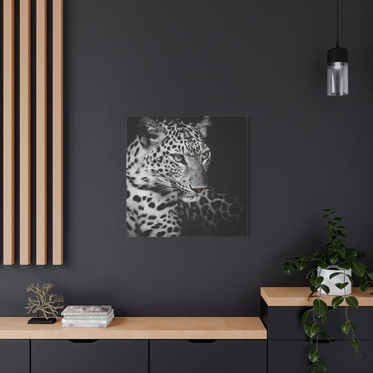 Leopar kanvas tablo