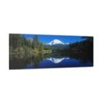 Dağ ve Göl kanvas tablo