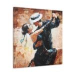 Dans Eden Çift kanvas tablo