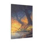 Mistik Ağaçlar kanvas tablo