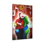 renkli aşıklar kanvas tablo