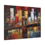 Köprü temalı kanvas tablo