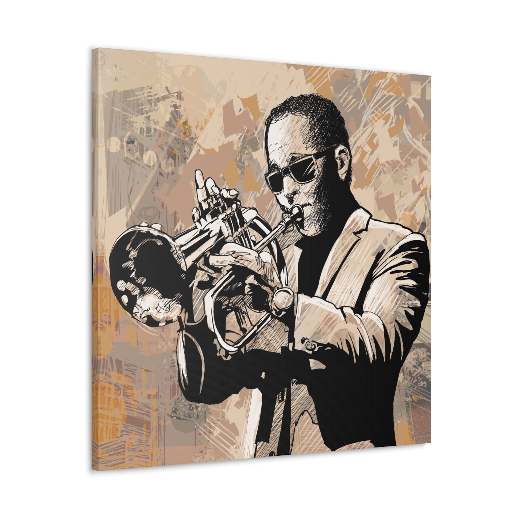 Trompetçi kanvas tablo Trompetçi kanvas tablo