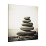 Dengede Duran Taşlar kanvas tablo