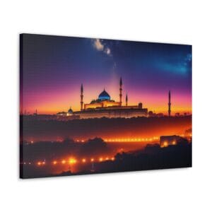 Mescidi Aksa Kanvas Tablo
