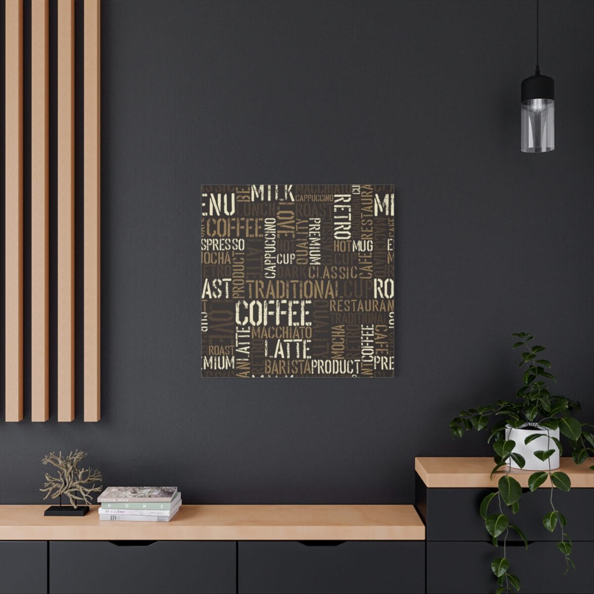 Minimalist Art Coffee kanvas tablo