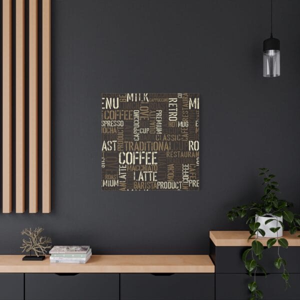 Minimalist Art Coffee kanvas tablo