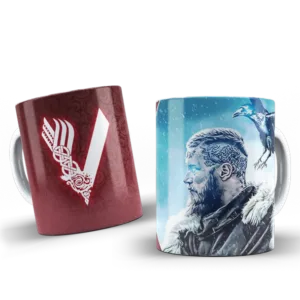 Viking Temalı Kupa Bardak #002