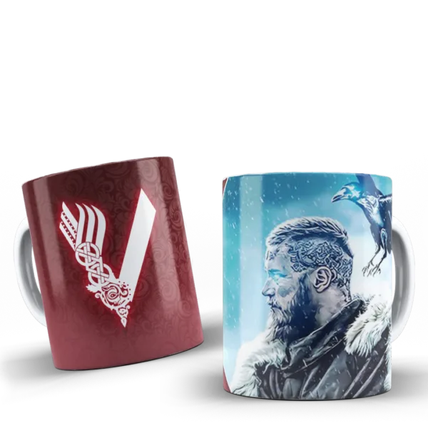 Viking Temalı Kupa Bardak #002