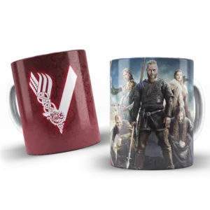 Viking Temalı Kupa Bardak #001