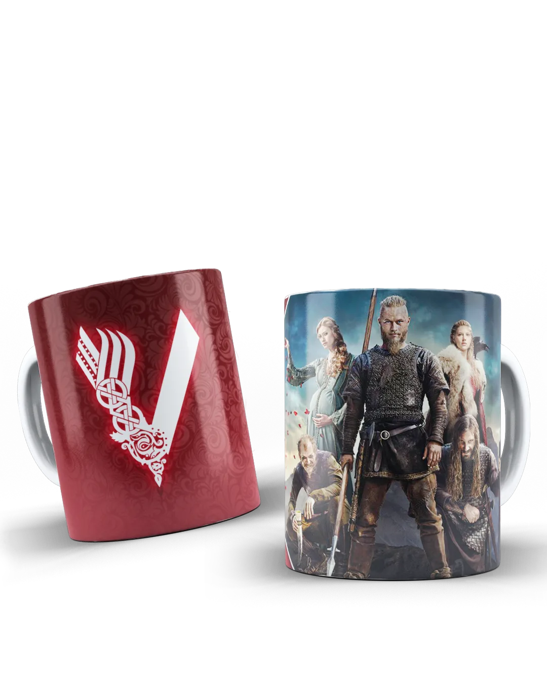 Viking Temalı Kupa Bardak #001