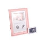 Bebek El ve Ayak İzi Fotoğraf Çerçevesi - Pembe