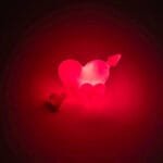 Dekoratif Kalpli Ledli Süsler - 12'li Kırmızı Ok