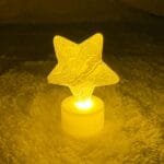 Ledli Pilli Dekoratif Süsler - 12'li Yıldız