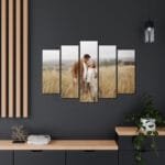 Kişiye Özel 70x100 cm 5 Parçalı Kanvas Tablo