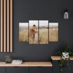 Kişiye Özel 50x80 cm 4 Parçalı Kanvas Tablo