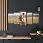 Kişiye Özel 70x150 cm 5 Parçalı Kanvas Tablo