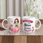 Sevgiliye Özel Beyaz Seramik Kupa