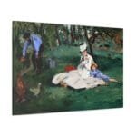 Claude Monet - Monet Ailesi Argenteuil'deki Bahçelerinde