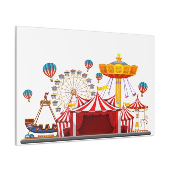 Sirk ve Lunapark Kanvas Tablo
