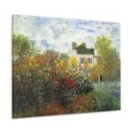 Claude Monet - Bahçeden Bir Köşe kanvas tablo