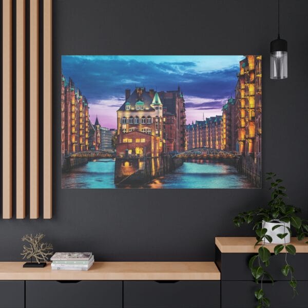 Hamburg Kuzey Kalesi kanvas tablo