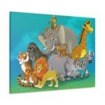 Hayvanlar Alemi Kanvas Tablo