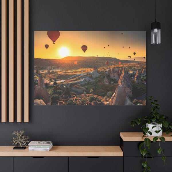 Kapadokya Balonları kanvas tablo