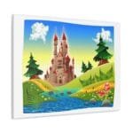 Nehirdeki Şato Kanvas Tablo