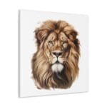 Aslan Görselli Kanvas Tablo