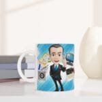 Bankacılara Özel Beyaz Seramik Kupa