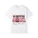 Kedi Temalı Beyaz Tişört