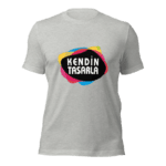 Firmaya Özel Logo Baskılı Gri Tişört