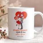 Sevgililer Gününe Özel tasarımlı Özel Kupa Bardak Sevgiliye Hediye #100