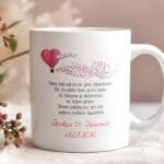 Sevgililer Gününe Özel tasarımlı Özel Kupa Bardak Sevgiliye Hediye #116