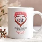 Sevgililer Gününe Özel tasarımlı Özel Kupa Bardak Sevgiliye Hediye #117