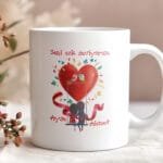 Sevgililer Gününe Özel tasarımlı Özel Kupa Bardak Sevgiliye Hediye #21