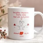 Sevgililer Gününe Özel tasarımlı Özel Kupa Bardak Sevgiliye Hediye #22