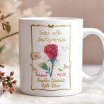 Sevgililer Gününe Özel tasarımlı Özel Kupa Bardak Sevgiliye Hediye #31
